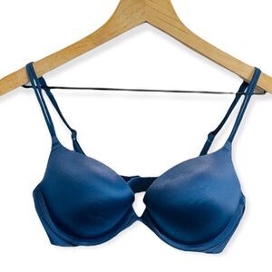 Victoria’s Secret blue bra padded adjustable